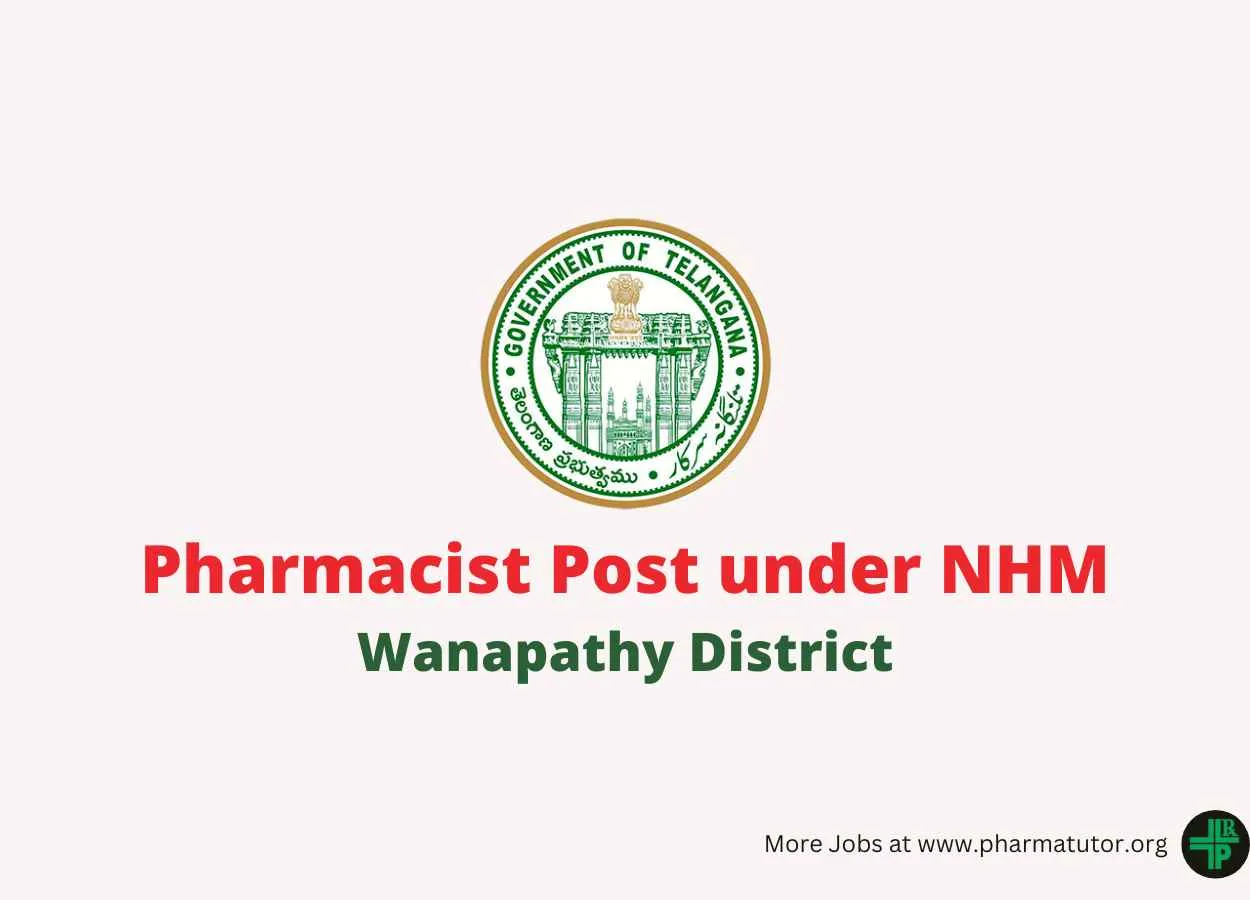 Job for Pharmacist under National Health Mission