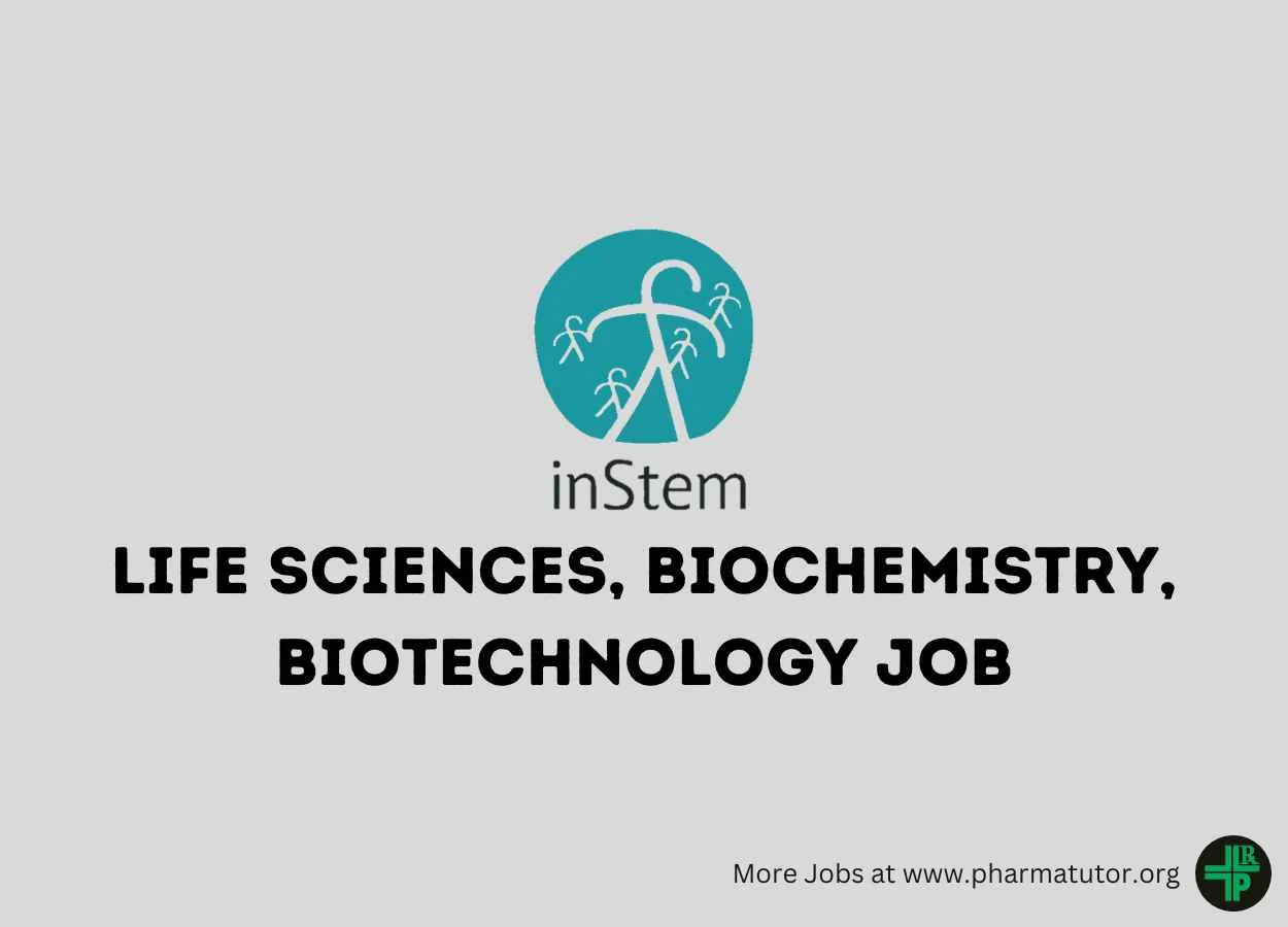 Life Sciences, Biochemistry, Biotechnology Job at Institute for Stem Cell Science & Regenerative Medicine