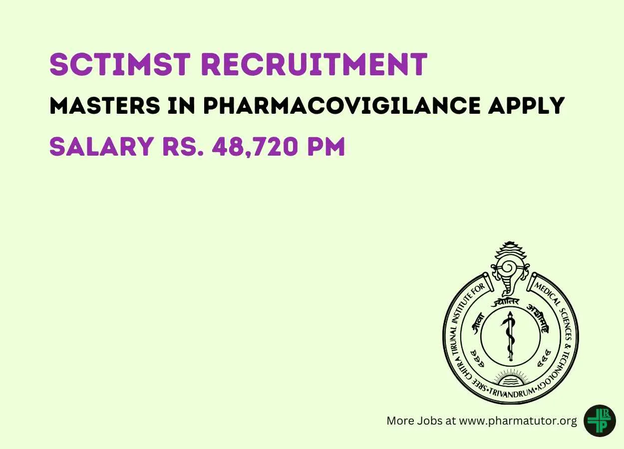 Vacancy for Senior Project Associate at SCTIMST