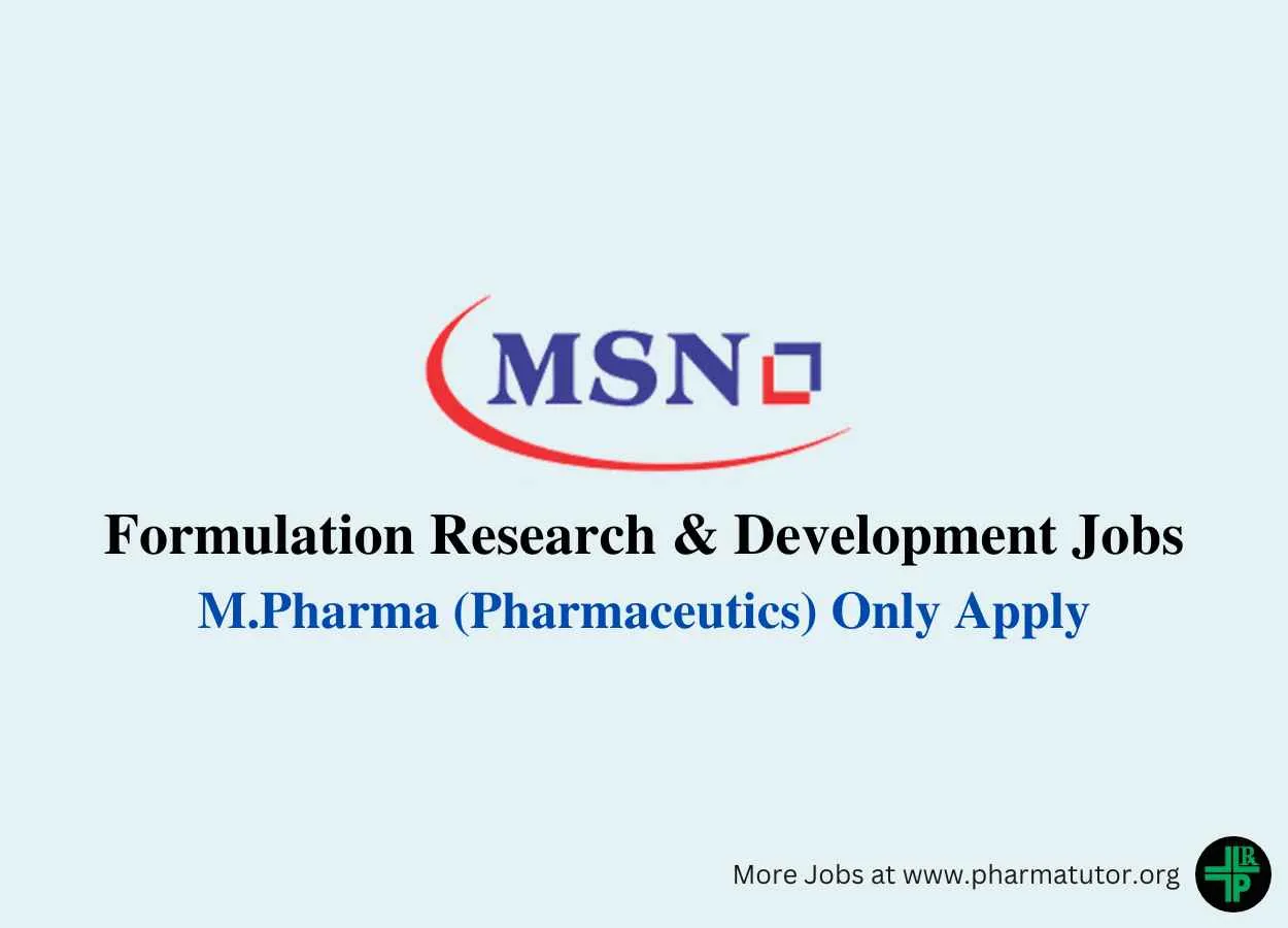 Walk In drive for Formulation Research & Development at MSN Laboratories