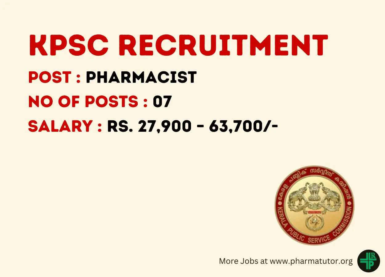 Apply Online for Pharmacists under Public Service Commission