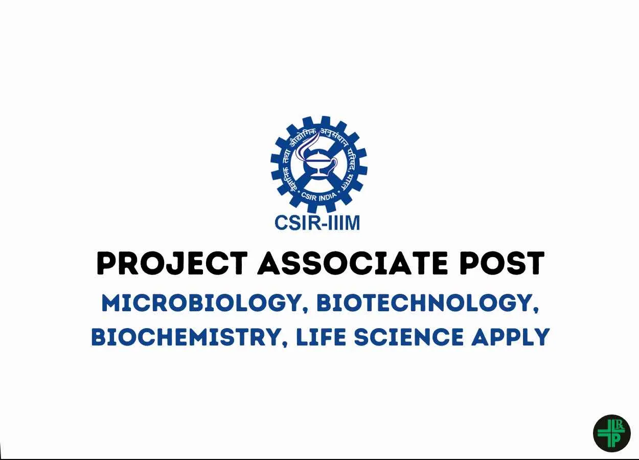 Apply Online for Senior Project Associate, Project Associate at IIIM