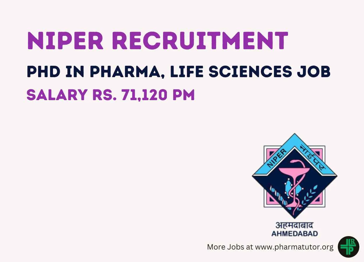 Career for PhD in Pharma, Life Sciences at NIPER