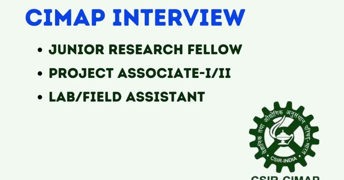 CIMAP Jobs