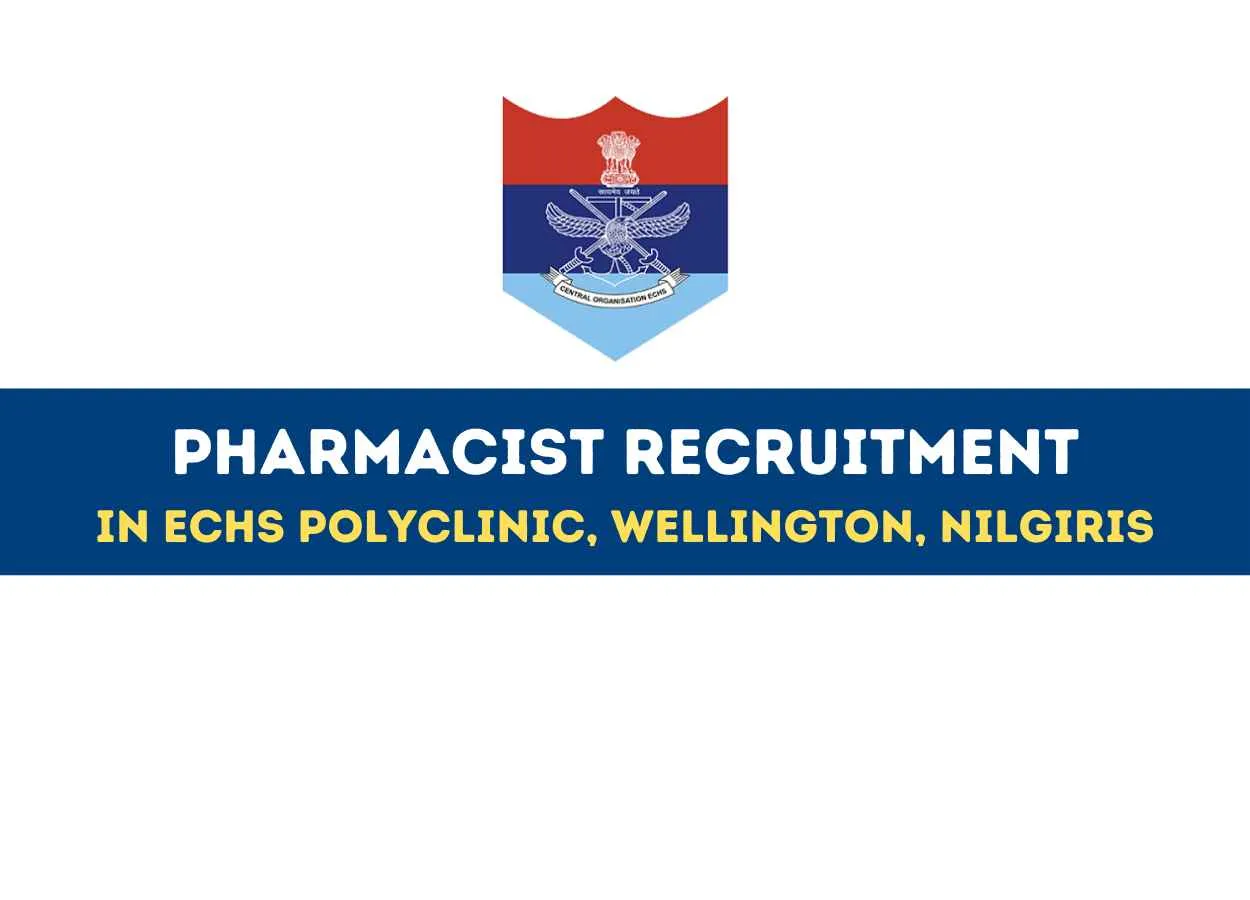 Job for Pharmacist in ECHS Polyclinic
