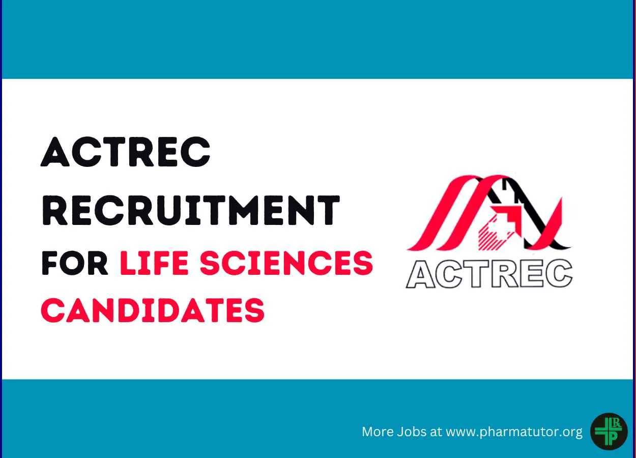 Life Sciences Recruitment at Advanced Centre for Treatment, Research and Education in Cancer