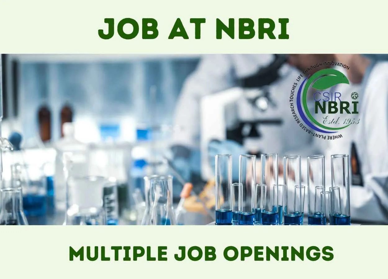 Multiple Job openings at National Botanical Research Institute