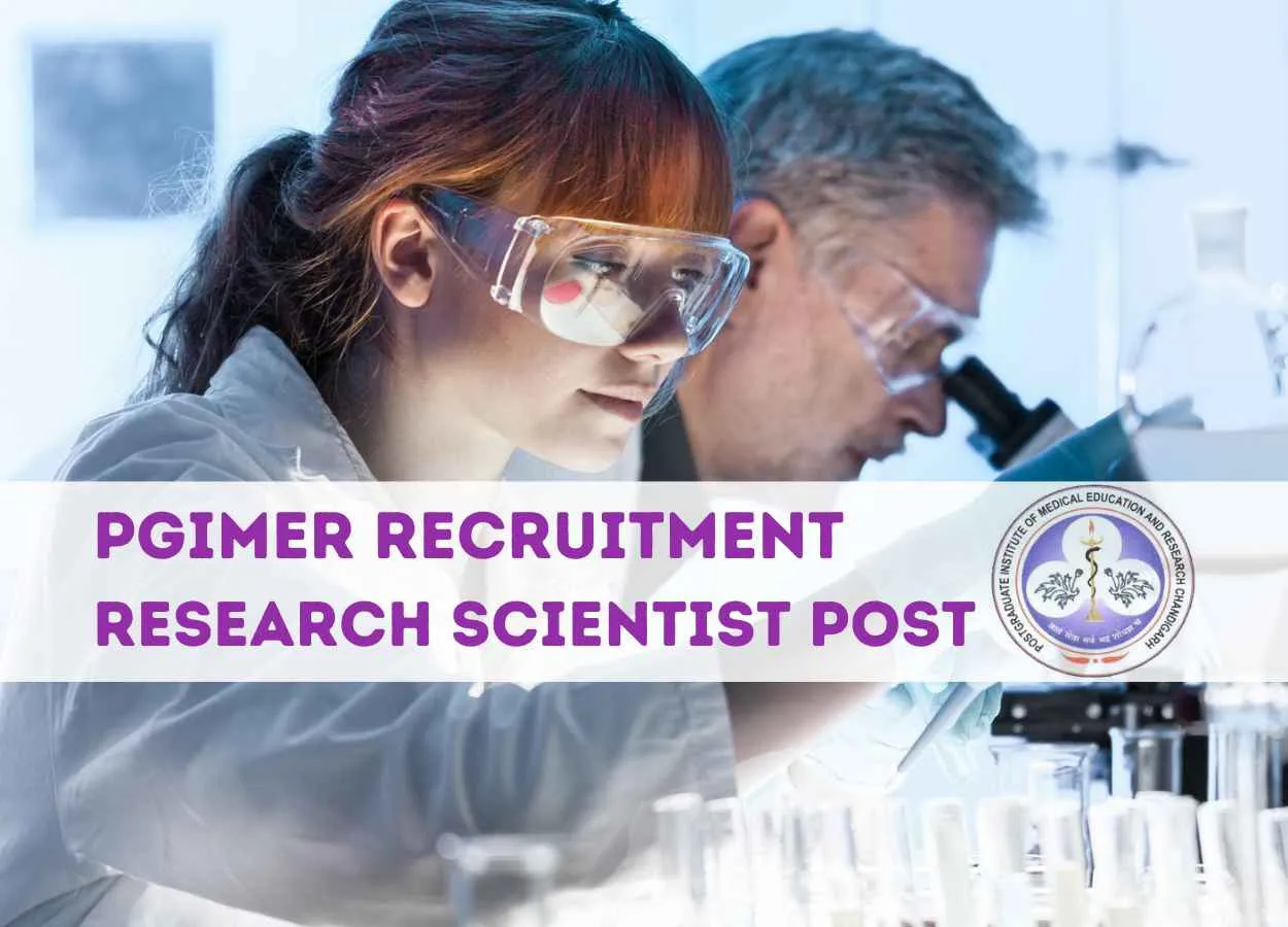 Vacancy for Research Scientist at PGIMER