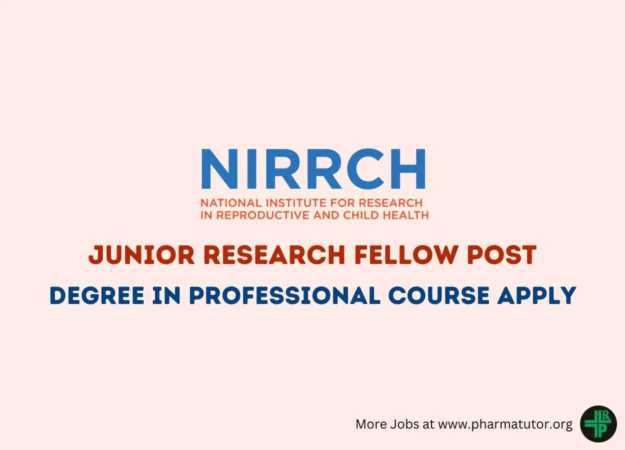 Walk In Interview for Junior Research Fellow at NIRRCH