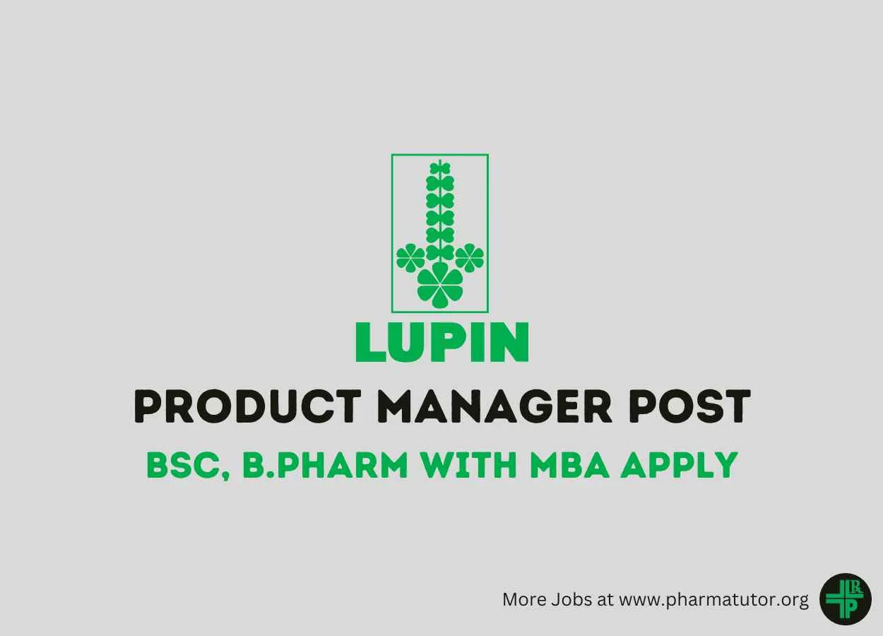 Work as Product Manager at Lupin