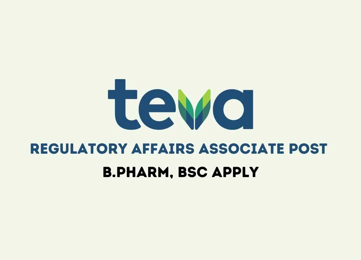Work as Regulatory Affairs Associate at Teva