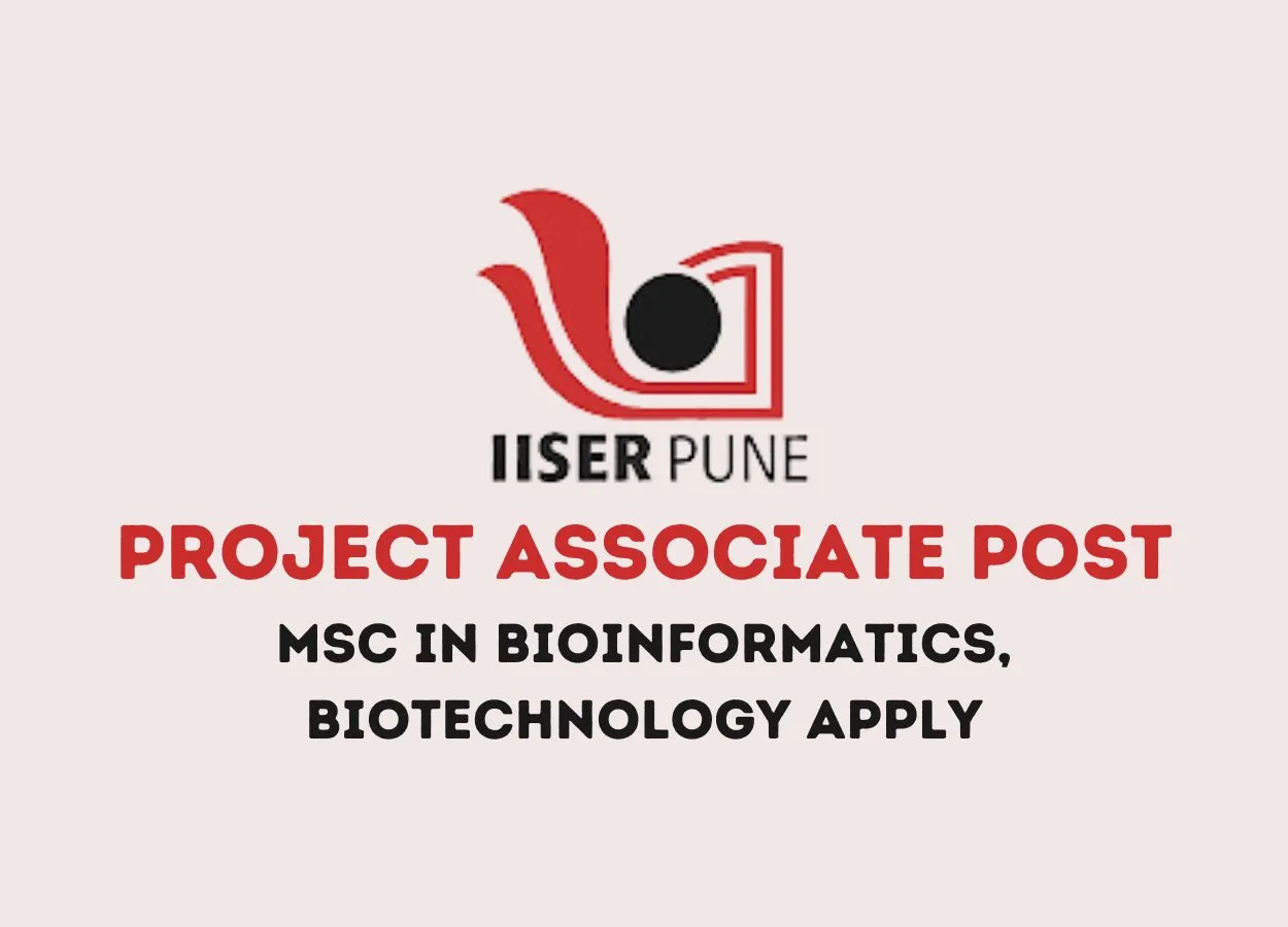Apply Online for post of Project Associate at IISER Pune