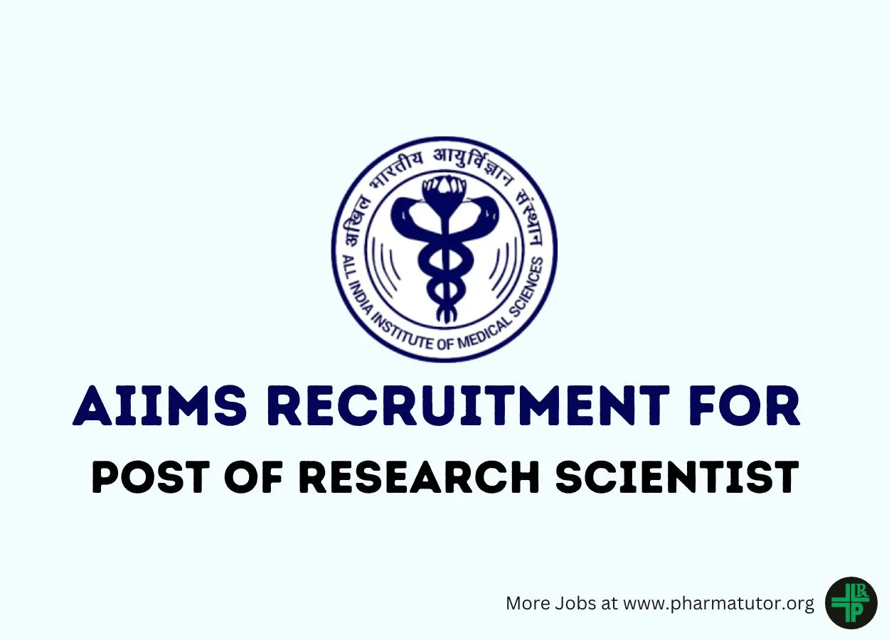 Apply Online for post of Research Scientist at AIIMS