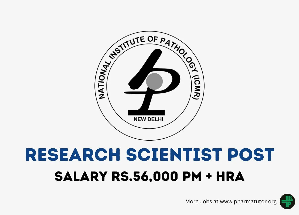 Apply Online for post of Research Scientist at National Institute of Pathology