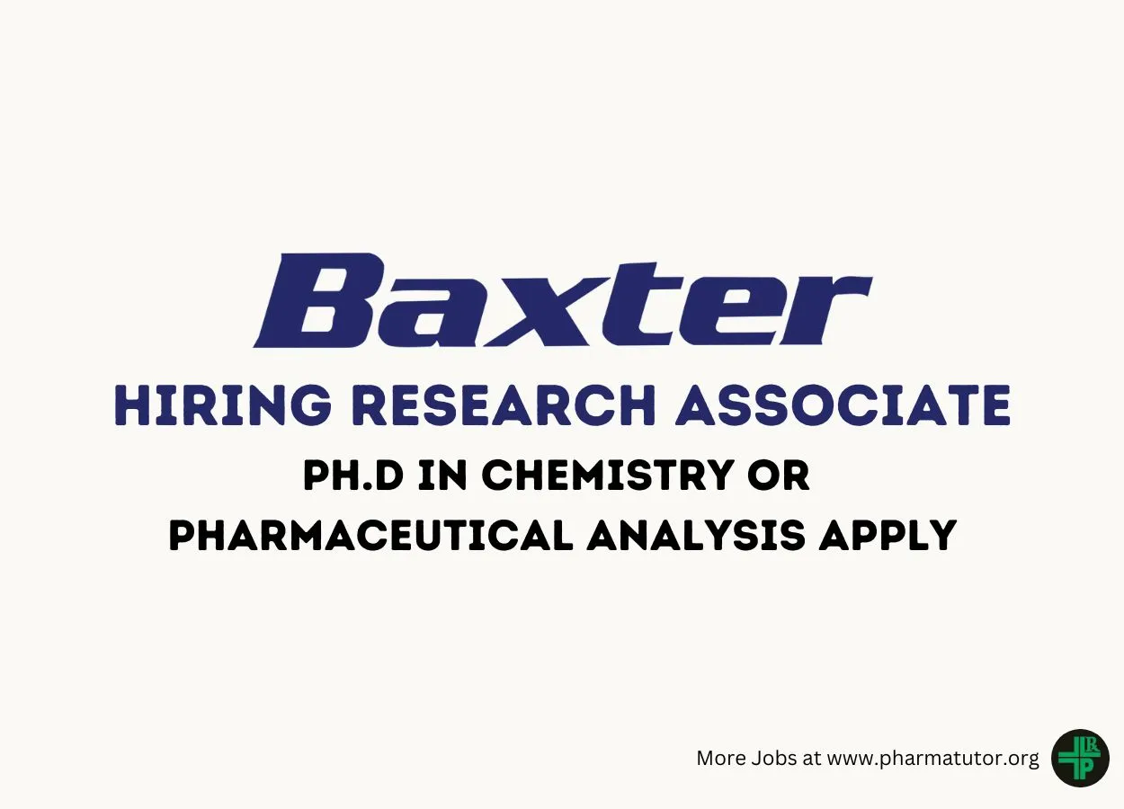 Baxter looking for Research Associate