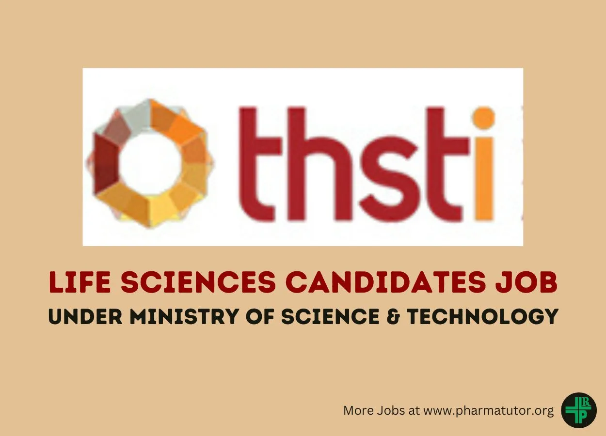 Career for Life sciences candidates under Ministry of Science & Technology, BRIC-THSTI