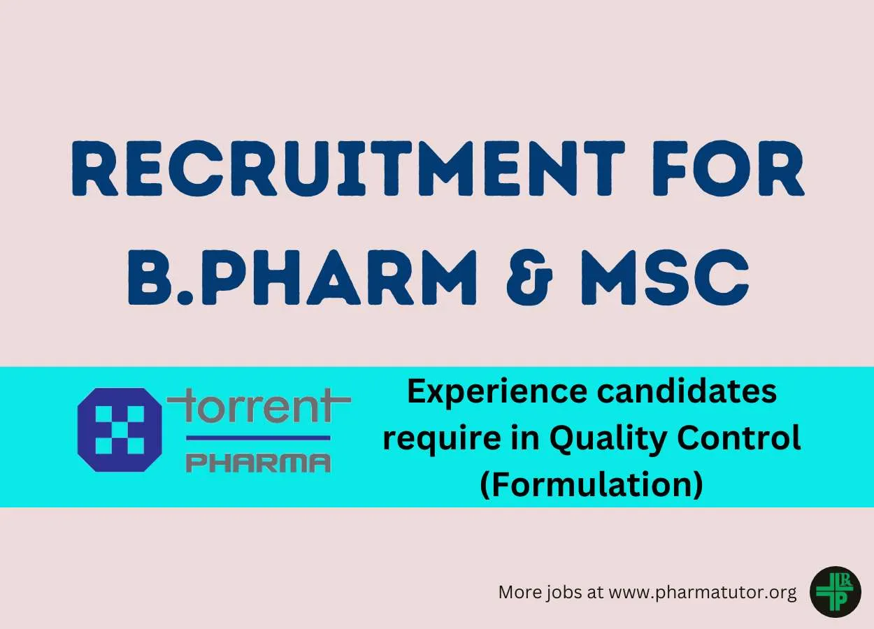Torrent Pharma Jobs