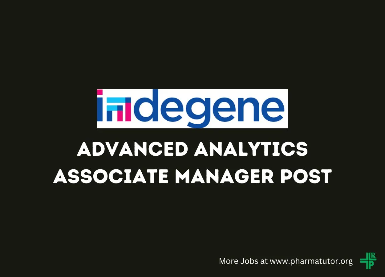Indegene looking for Advanced Analytics Associate Manager
