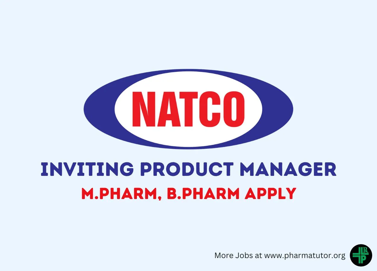 Natco Pharma Inviting Product Manager