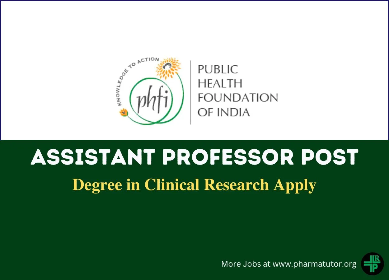 Public Health Foundation of India looking for Assistant Professor