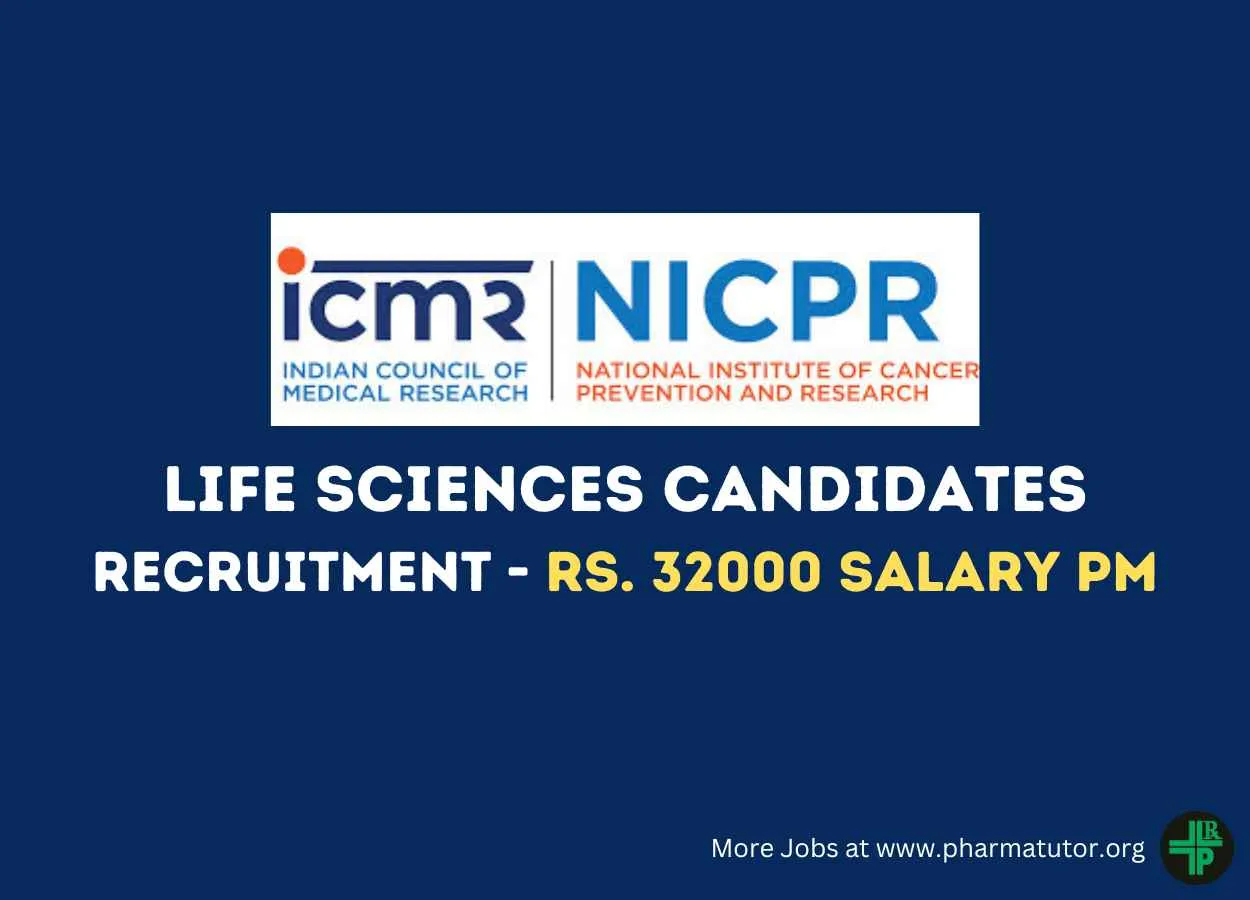 Recruitment for Life sciences candidates at NICPR