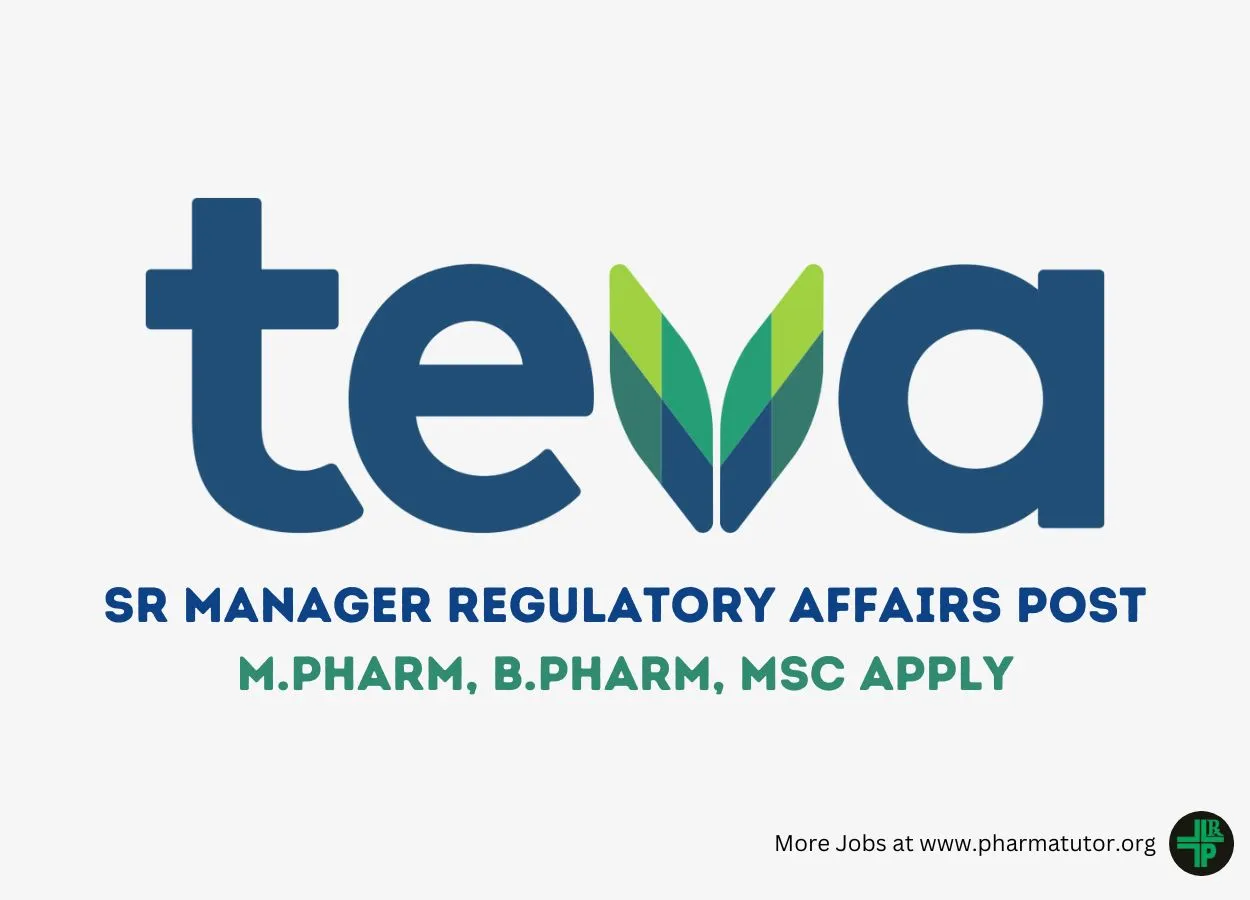 Teva looking for Senior Manager Regulatory Affairs