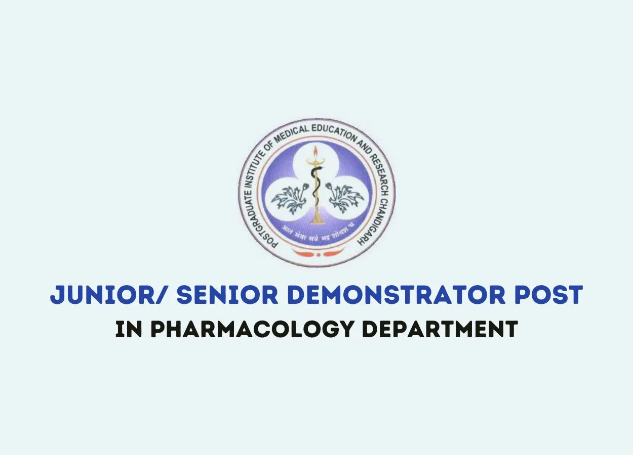 Work as Junior / Senior Demonstrator at PGIMER