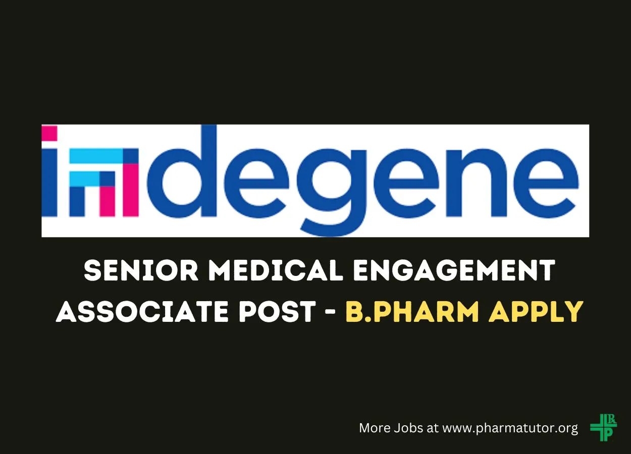 Work as Senior Medical Engagement Associate at Indegene
