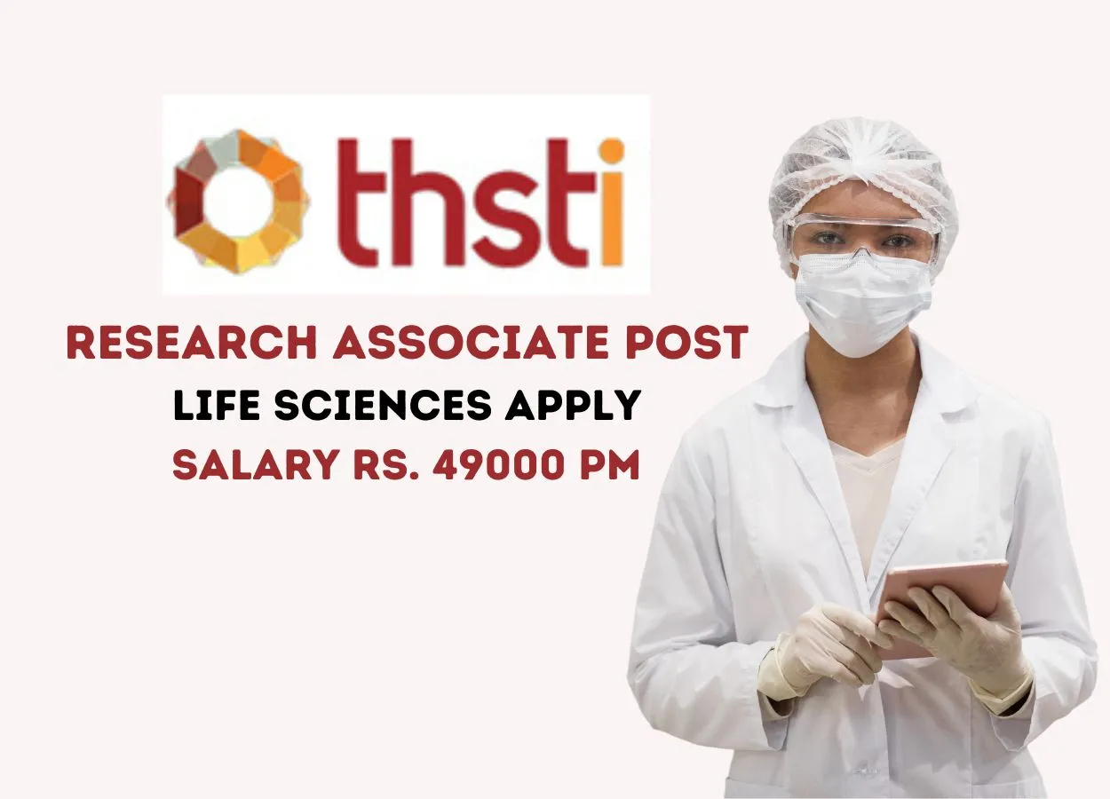 BRIC-THSTI looking for Research Associate, Life Sciences Apply