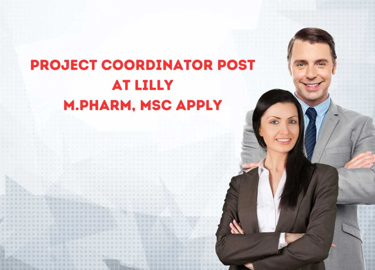 Job as Project Coordinator at Lilly