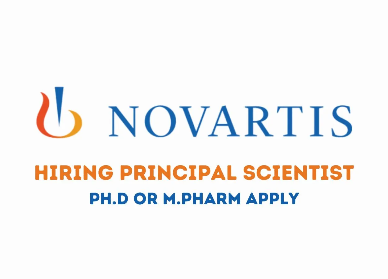 Novartis Hiring Principal Scientist