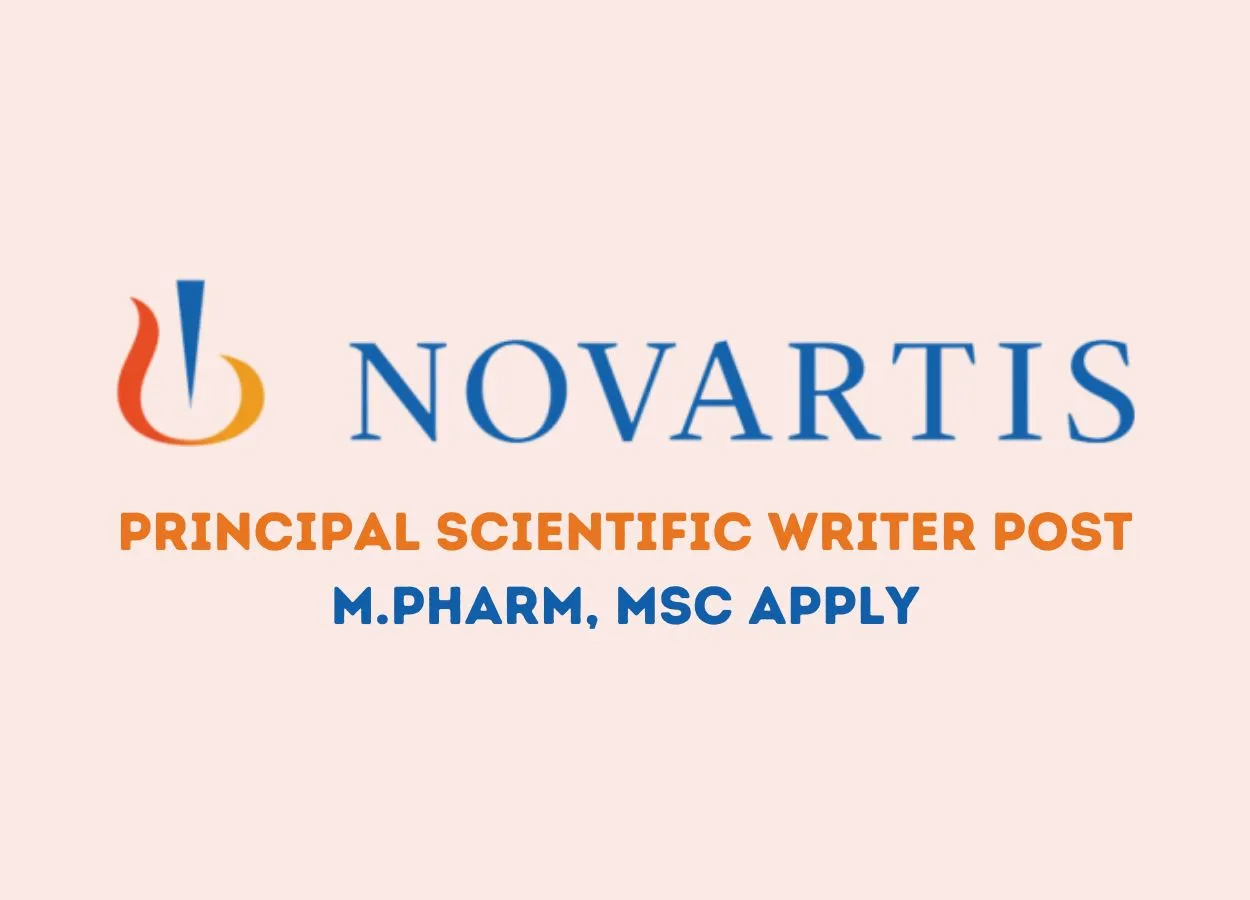 Novartis looking for Principal Scientific Writer