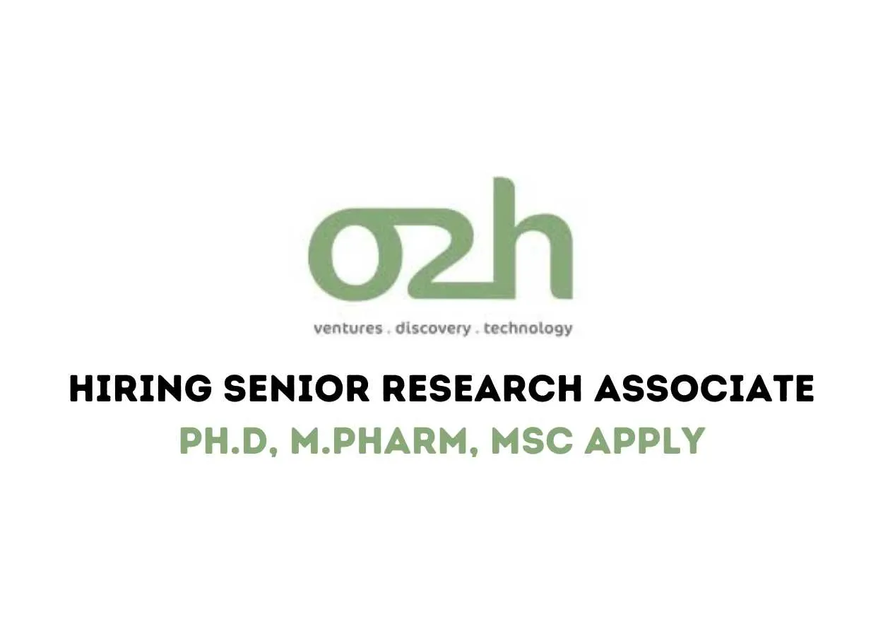 o2h group looking for Senior Research Associate