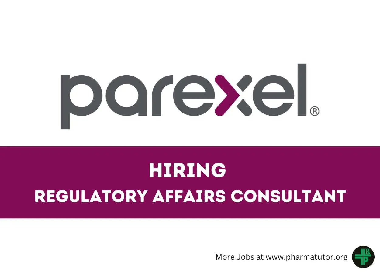 PAREXEL Hiring Regulatory Affairs Consultant