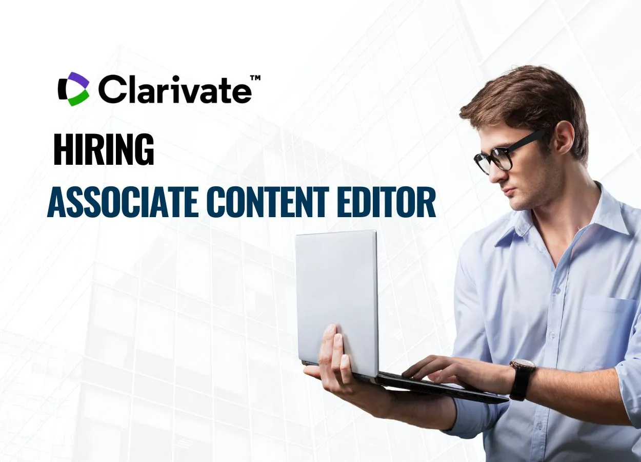 Require Associate Content Editor at Clarivate