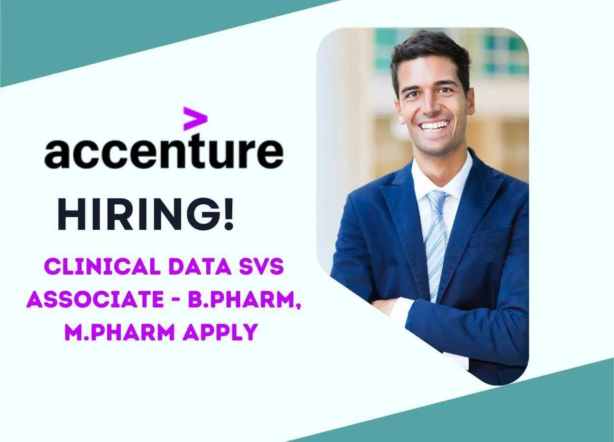 Work as Clinical Data Svs Associate at Accenture