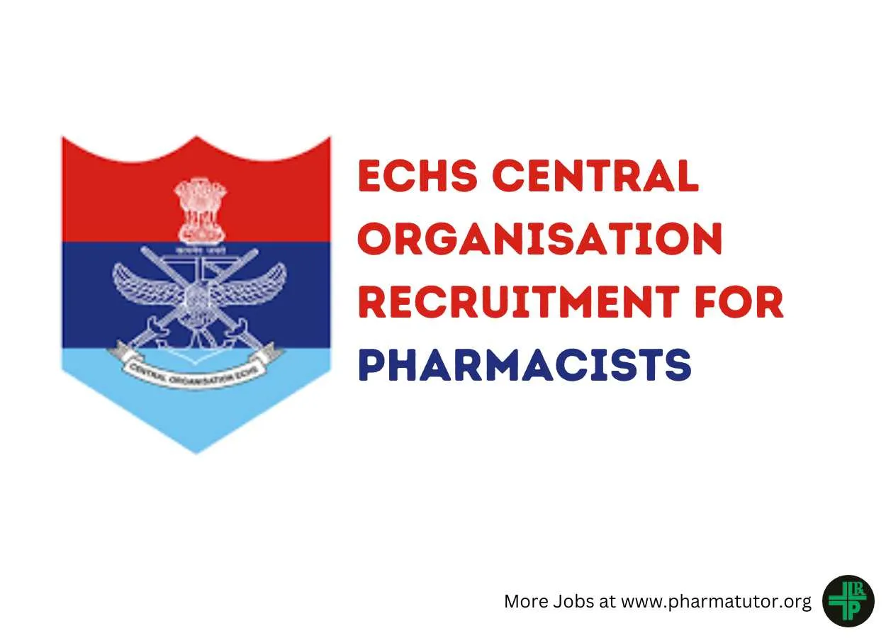 Application for post of Pharmacists at ECHS
