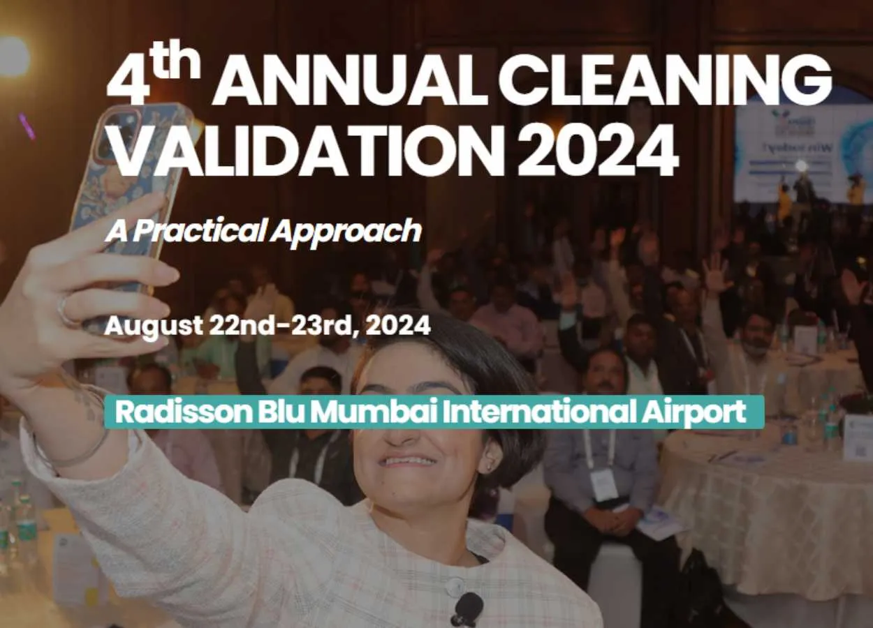 Validation with 4th Annual Cleaning Validation 2024