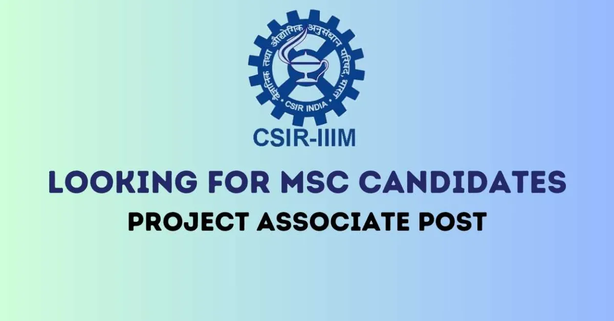 IIIM looking for MSc candidates