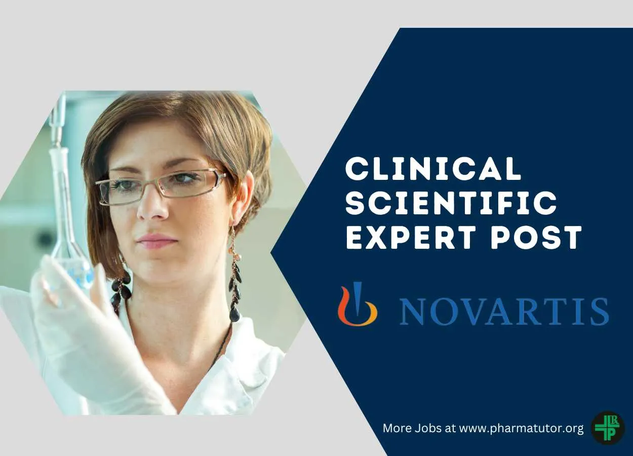 Novartis looking for Clinical Scientific Expert