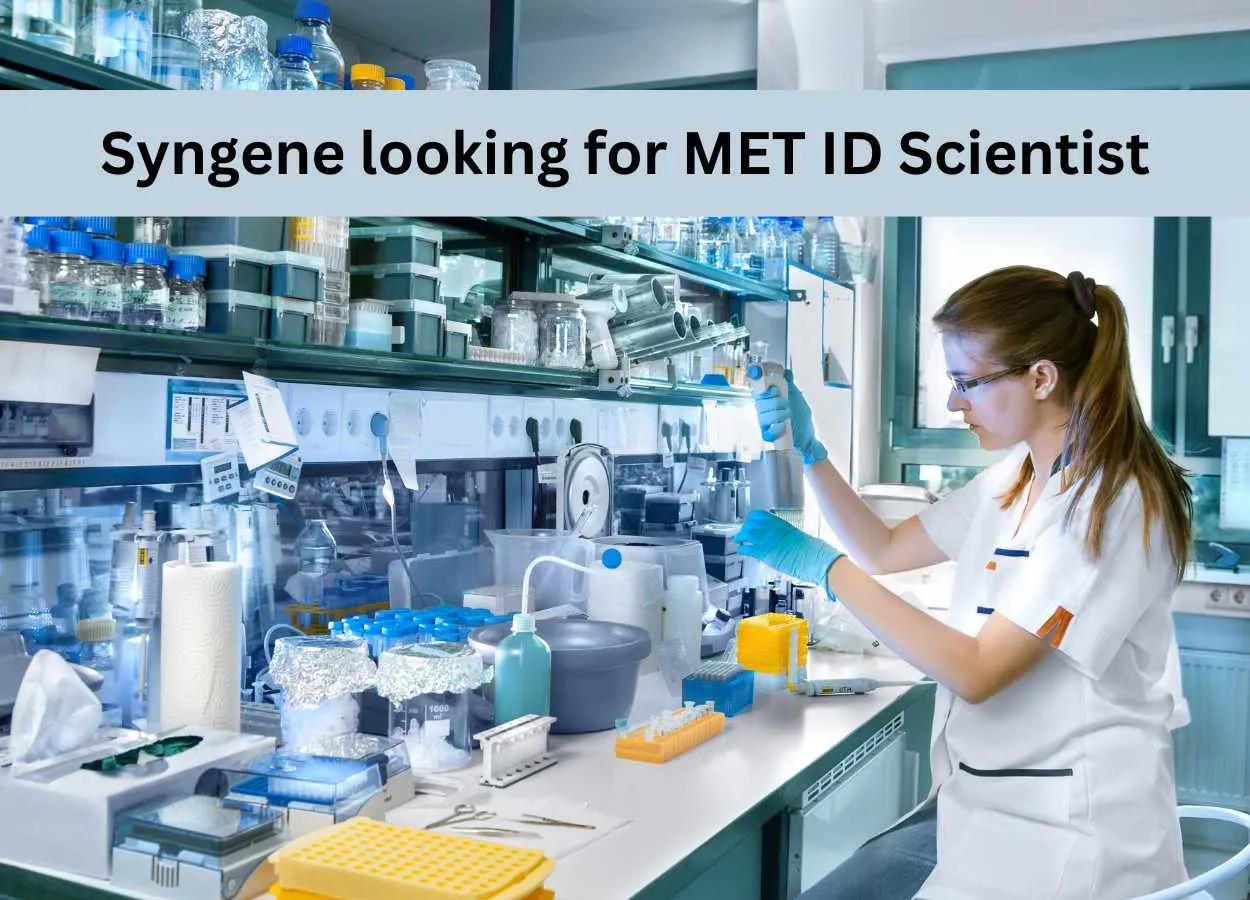 Syngene looking for MET ID Scientist