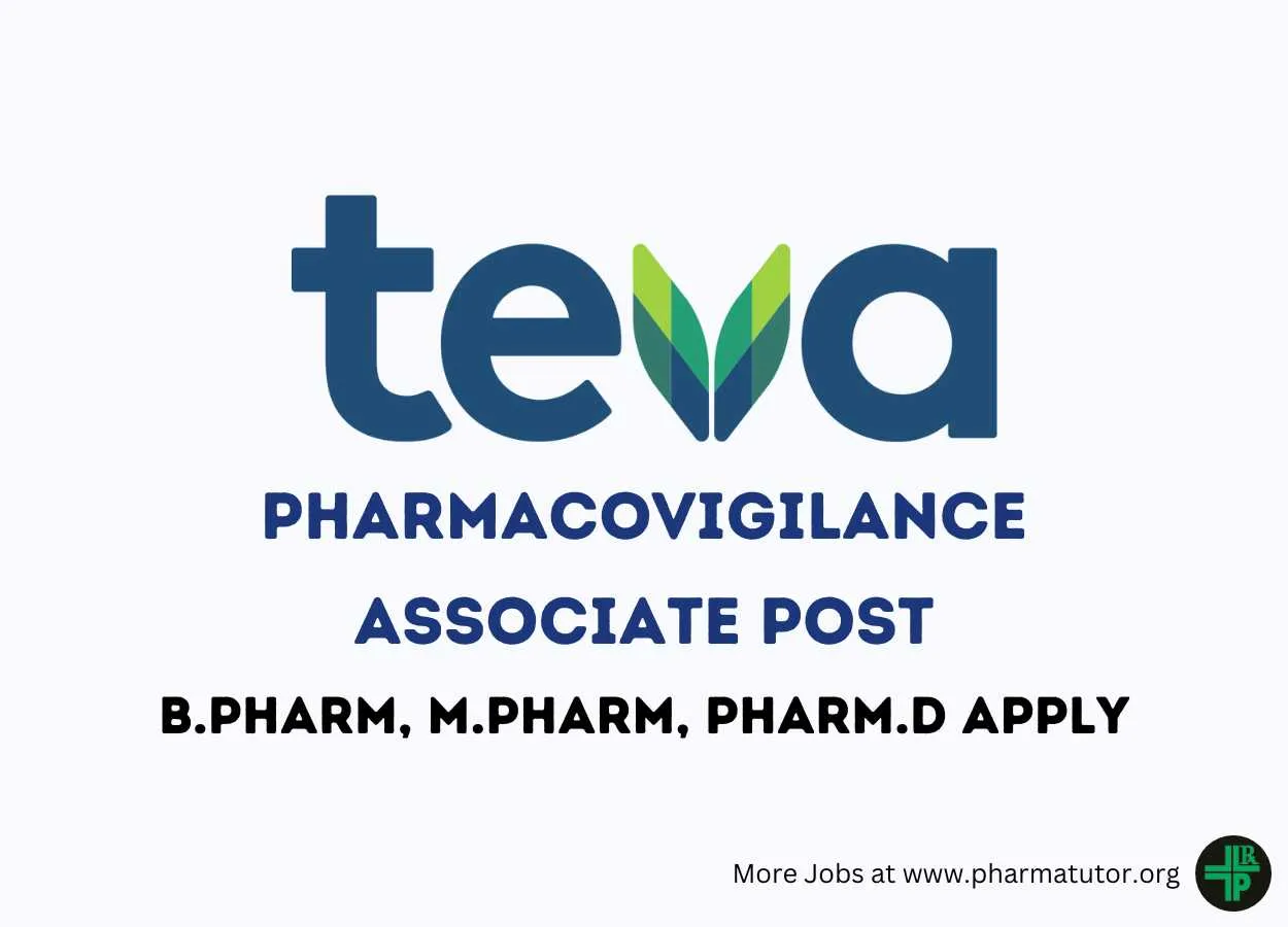 Teva looking for Pharmacovigilance Associate