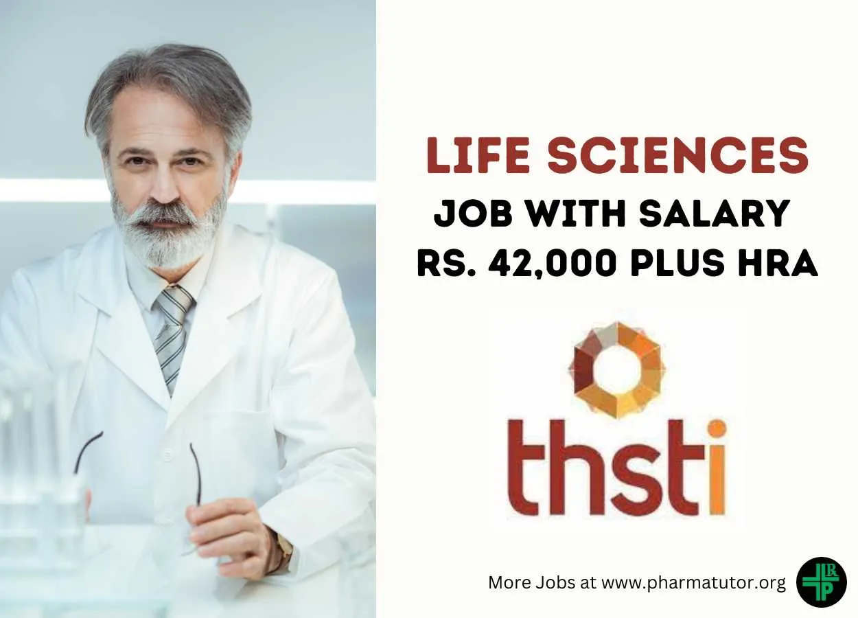Vacancy for Life Sciences Candidates as SRF at THSTI