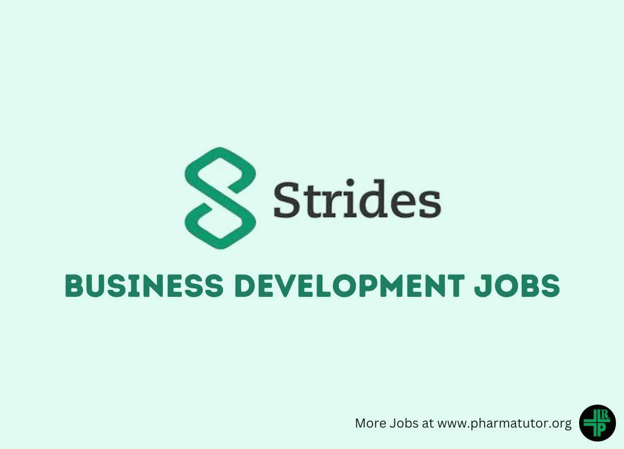 Business Development Jobs at Strides Pharma