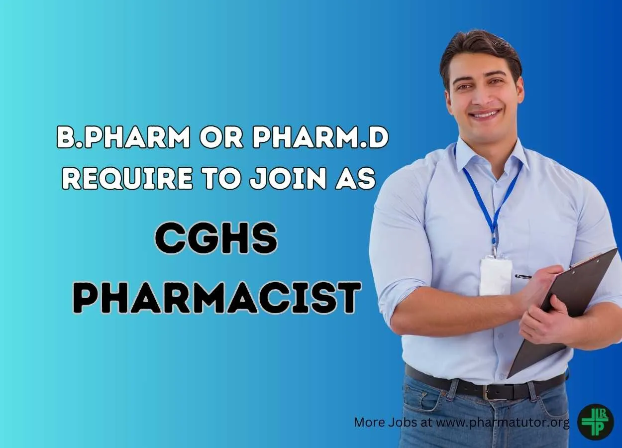 Now Graduation mandatory for recruitment as CGHS Pharmacist
