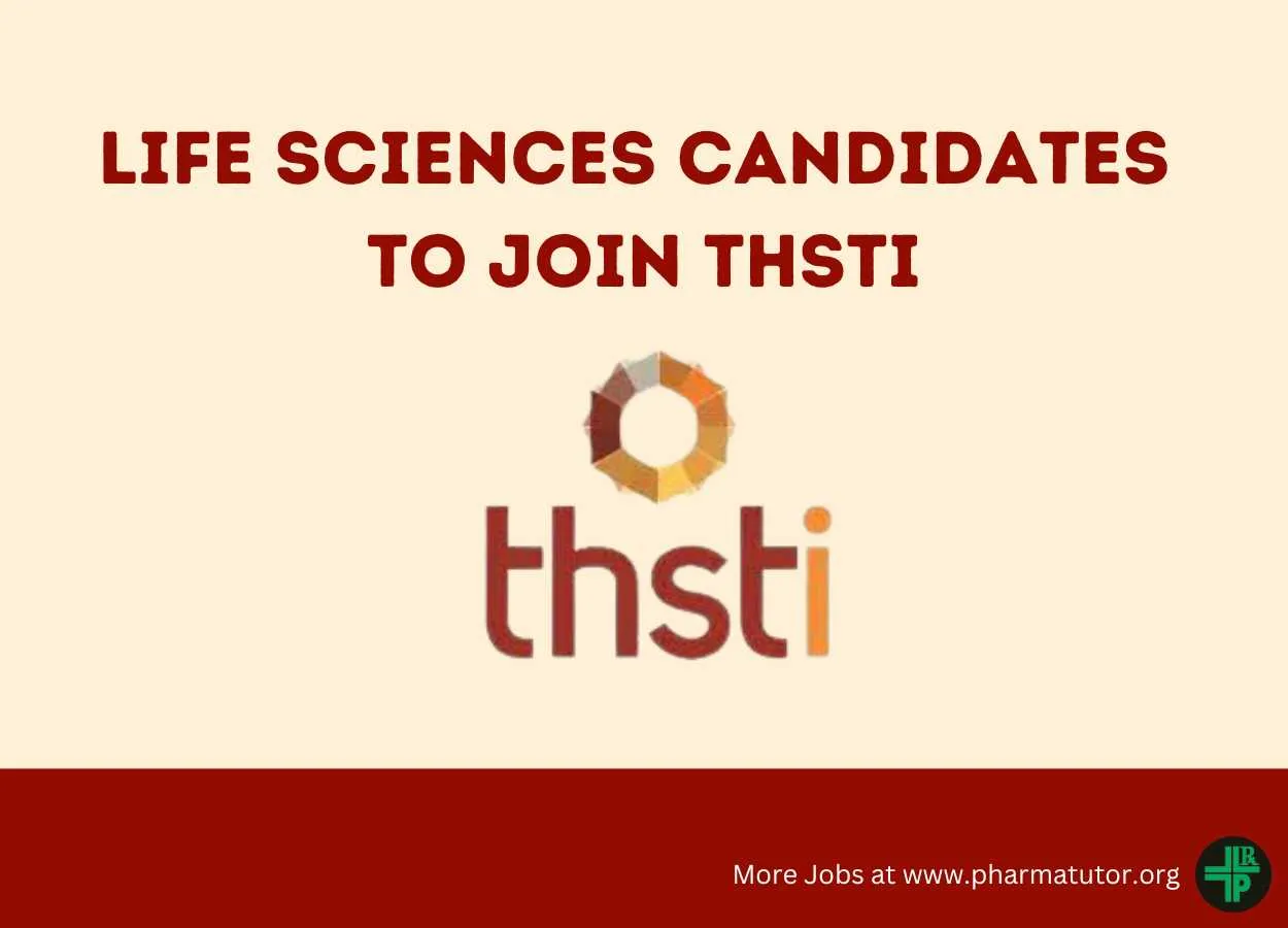 Opportunity for Life Sciences candidates to Join THSTI