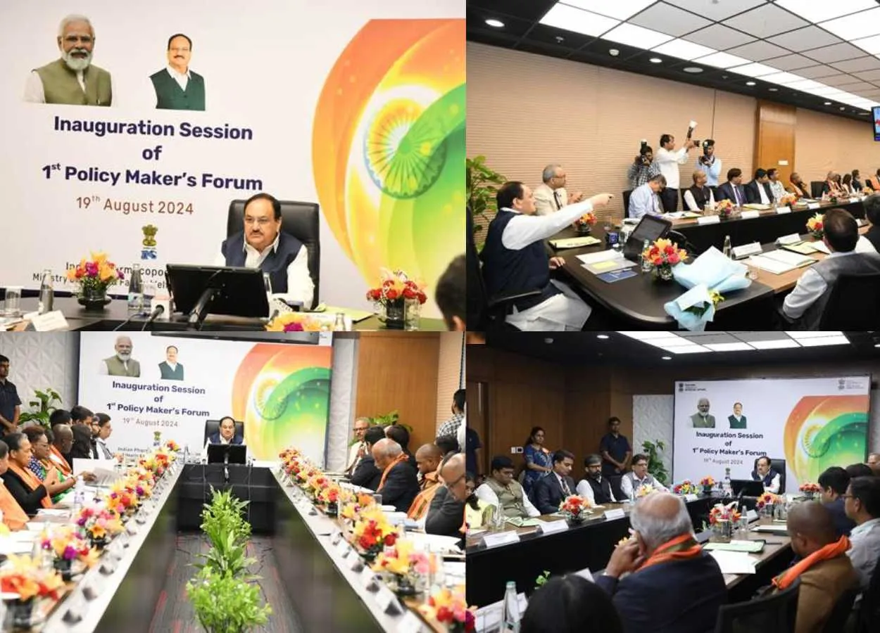 Union Health Minister JP Nadda inaugurates First Policy Makers Forum in New Delhi