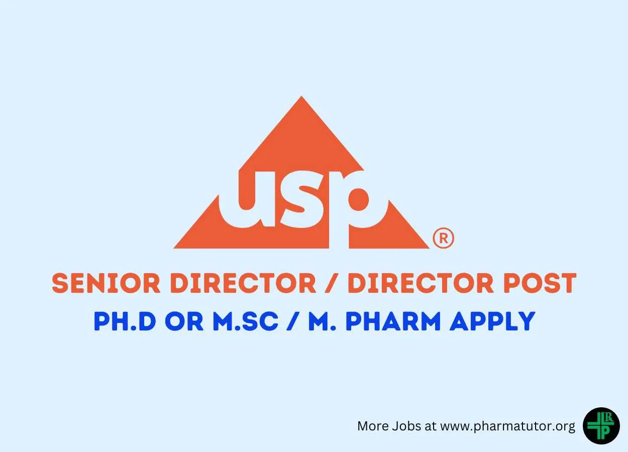 U.S. Pharmacopeial Convention looking for Senior Director / Director