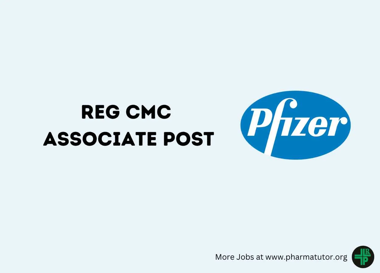 Work as Reg CMC Associate at Pfizer