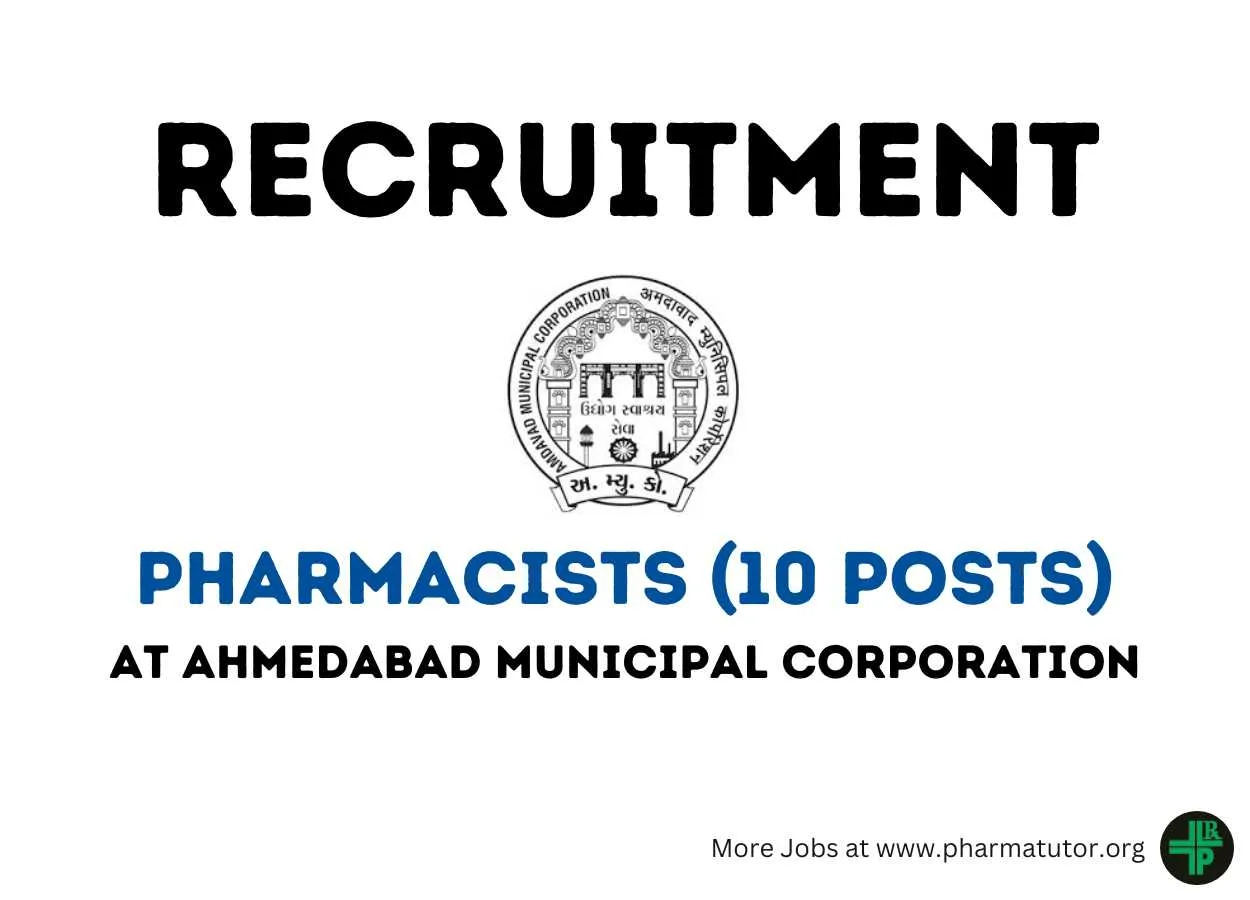 Apply Online for Pharmacists at Municipal Corporation